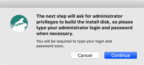 (You'll need to enter your admin login and password)