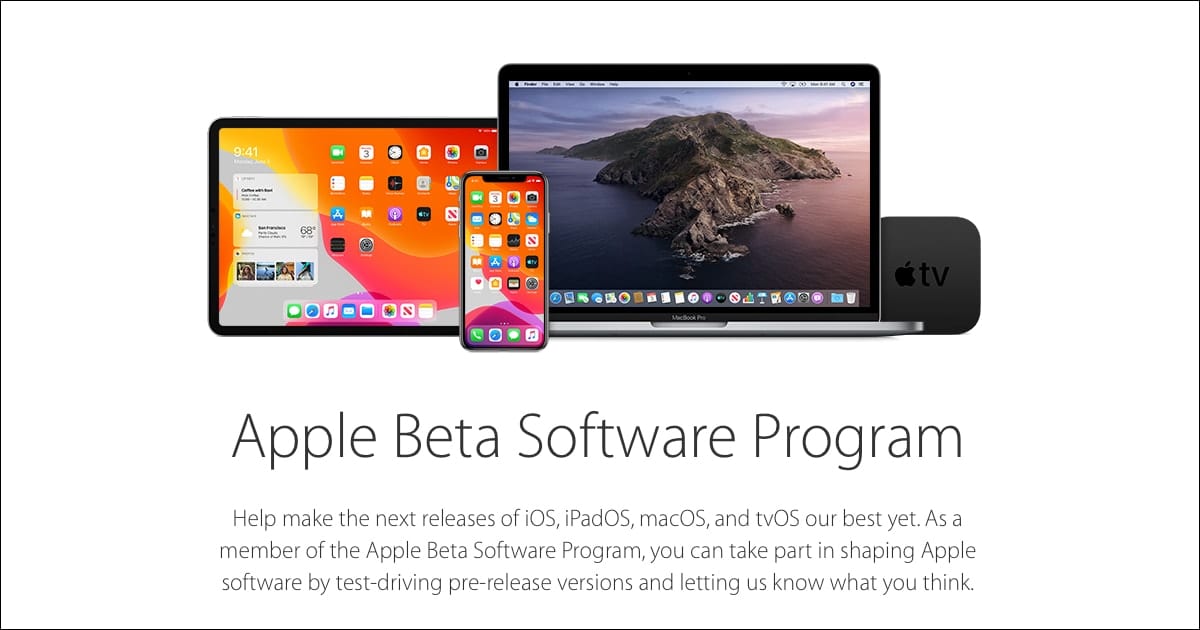 Catalina download wont show on mac with beta software program